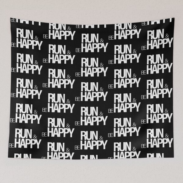 Item preview, RUN BE HAPPY designed and sold by the Zarock Shop.