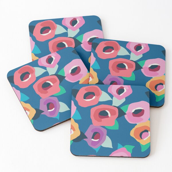 Item preview, Modern Pink Coral Roses designed and sold by ketrena.