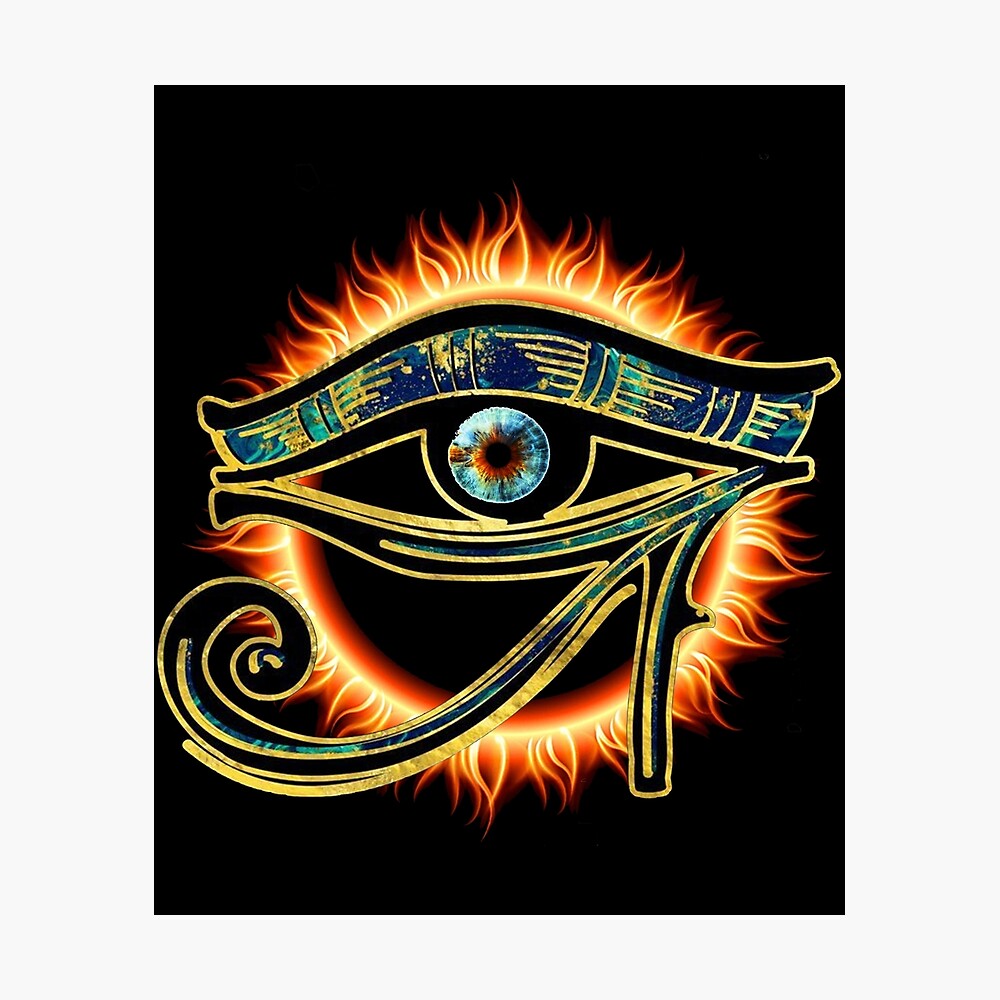 Eye of Horus, ancient Egyptian symbol of protection. Eye of Horus, ancient Egyptian symbol of protection.