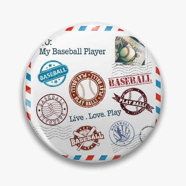 Artikelvorschau, Baseball-Briefmarkenumschlag SKY entworfen und verkauft von loveislovestore.