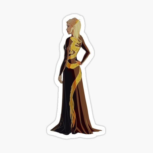 Dragon Dress Sticker