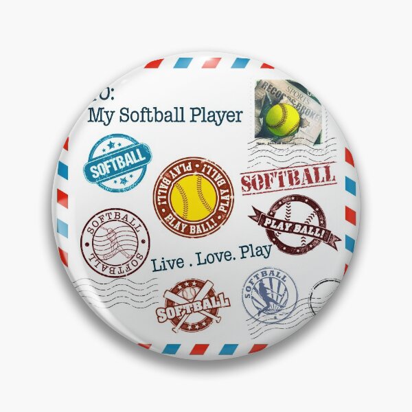 Item preview, Softball Stamp Envelope SKY designed and sold by loveislovestore.