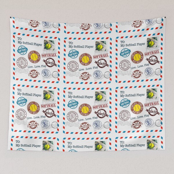 Item preview, Softball Stamp Envelope SKY designed and sold by loveislovestore.