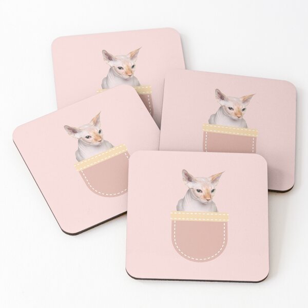 Item preview, Sphynx Cat in Pocket designed and sold by leBoosh-Designs.