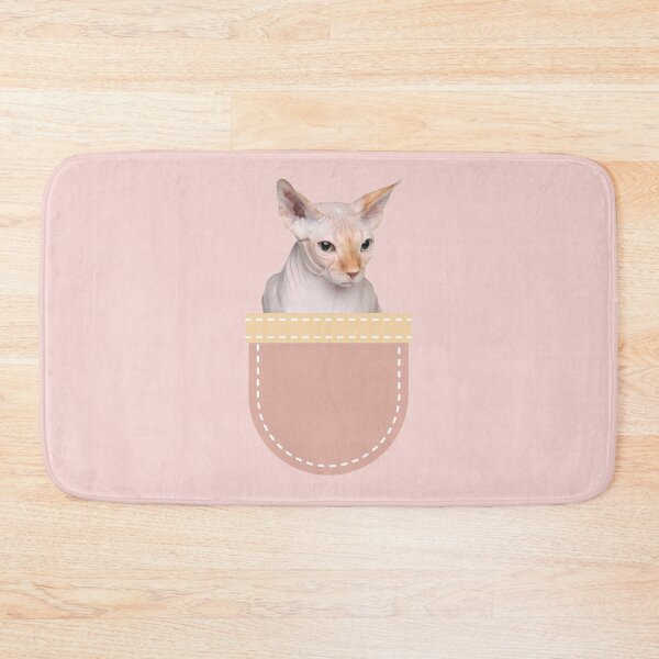 Item preview, Sphynx Cat in Pocket designed and sold by leBoosh-Designs.