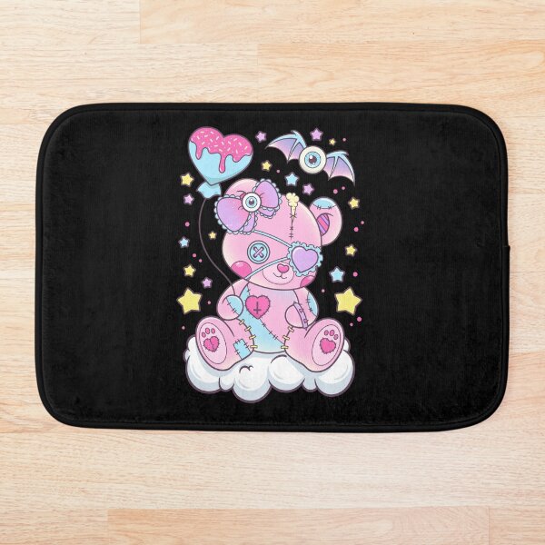 Item preview, Copia de Kawaii Pastel Goth Cute Creepy Teddy Bear designed and sold by cchiaw.