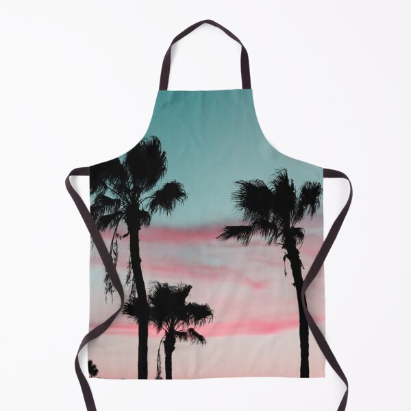 Item preview, A pink, aqua blue tropical sunset designed and sold by justsannex.
