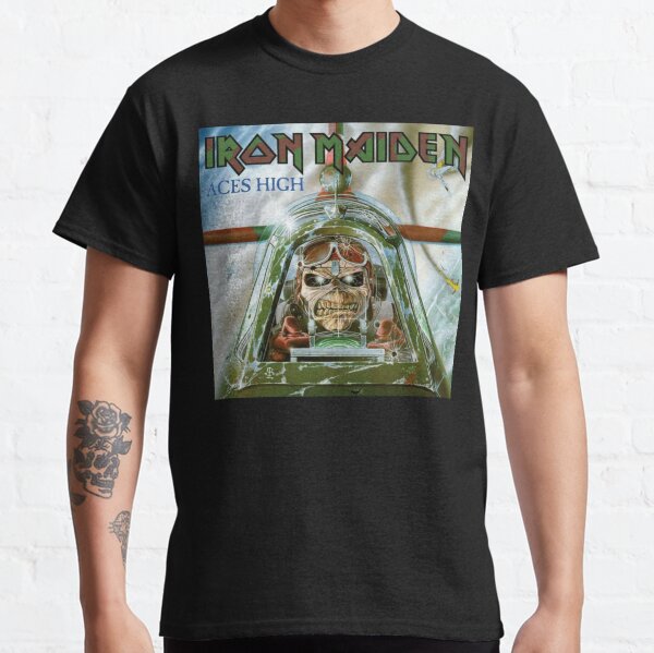 Tendance - Maiden Aces High T-shirt classique