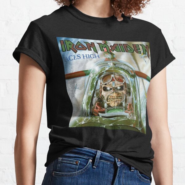 Tendencias - Maiden Aces High Camiseta clásica