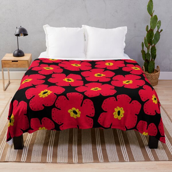 Item preview, Red flowers designed and sold by Ksenia Chromis.