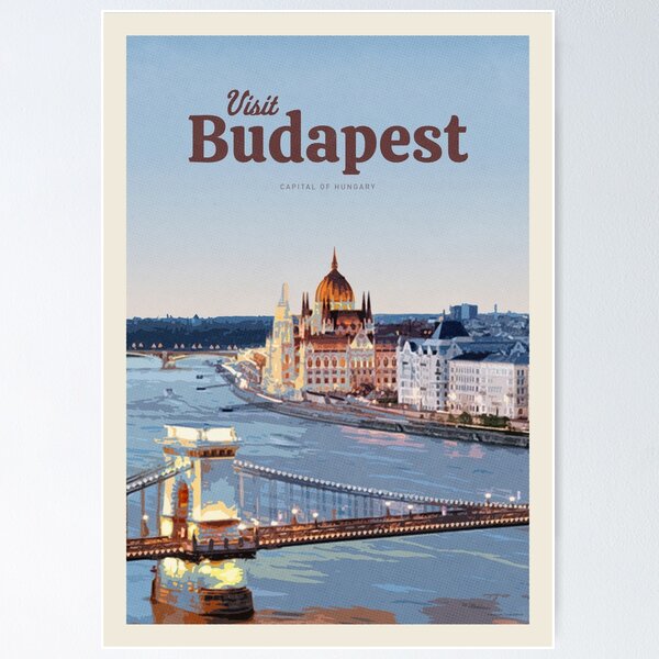 Item preview, Visit Budapest  designed and sold by CallumGardiner.