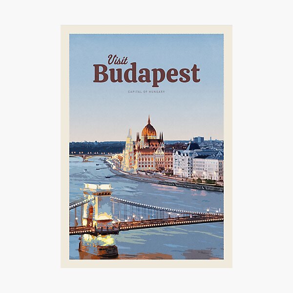 Item preview, Visit Budapest  designed and sold by CallumGardiner.