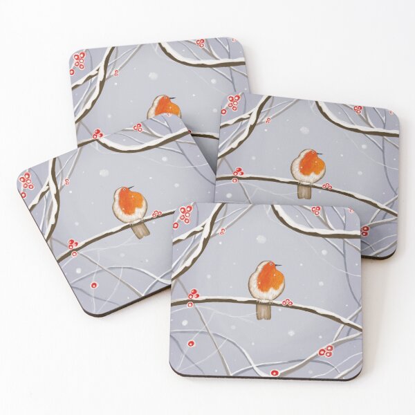 Item preview, Winter Robin Redbreast designed and sold by Monskyart.