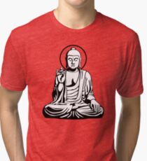 Junger Buddha (Schwarzweiß) Vintage T-Shirt