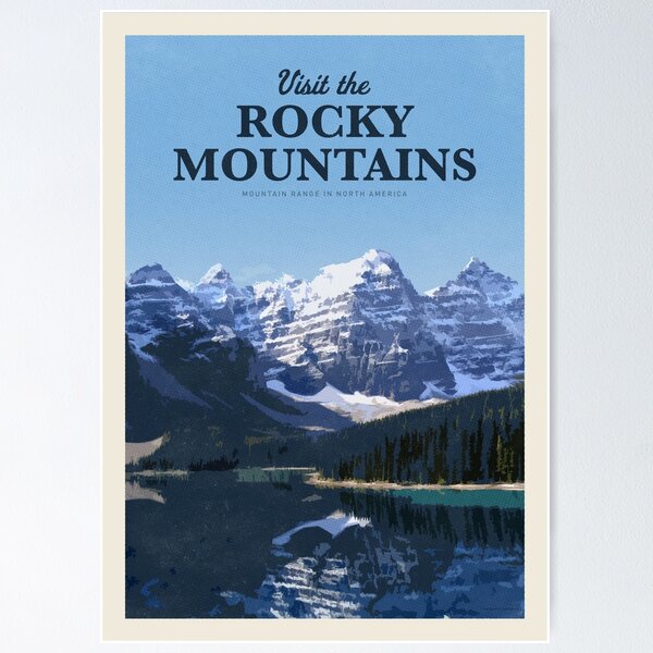 Item preview, Visit Rocky mountains  designed and sold by CallumGardiner.