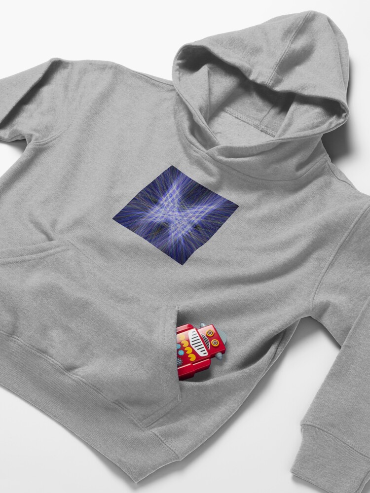Alternate view of Laser Butterfly Kids Pullover Hoodie