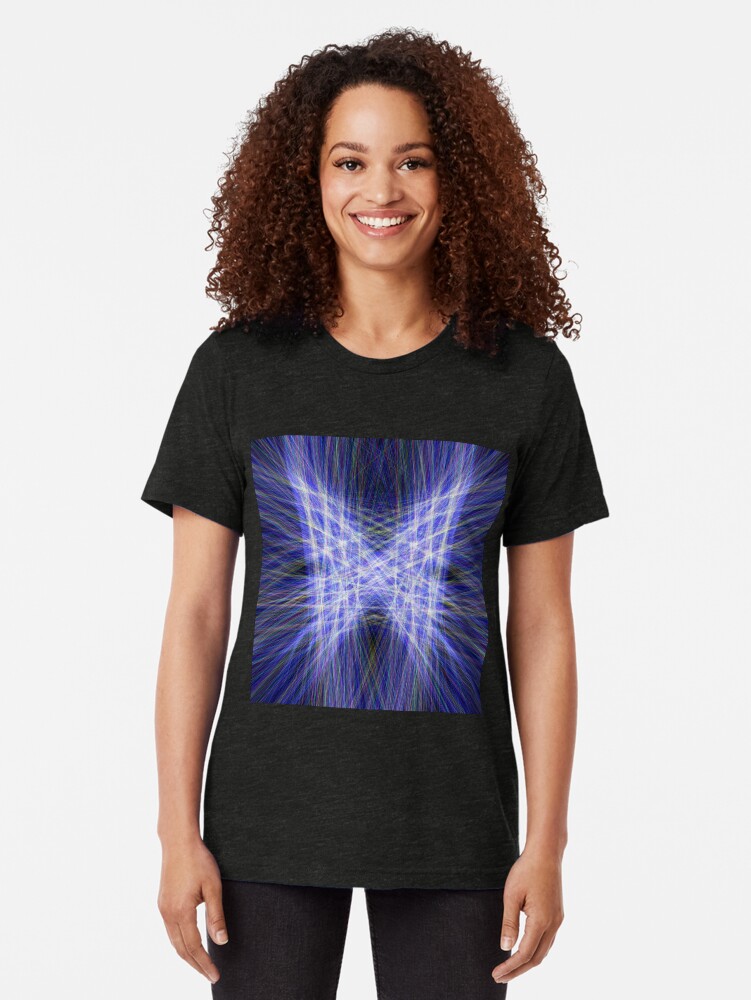 Alternate view of Laser Butterfly Tri-blend T-Shirt