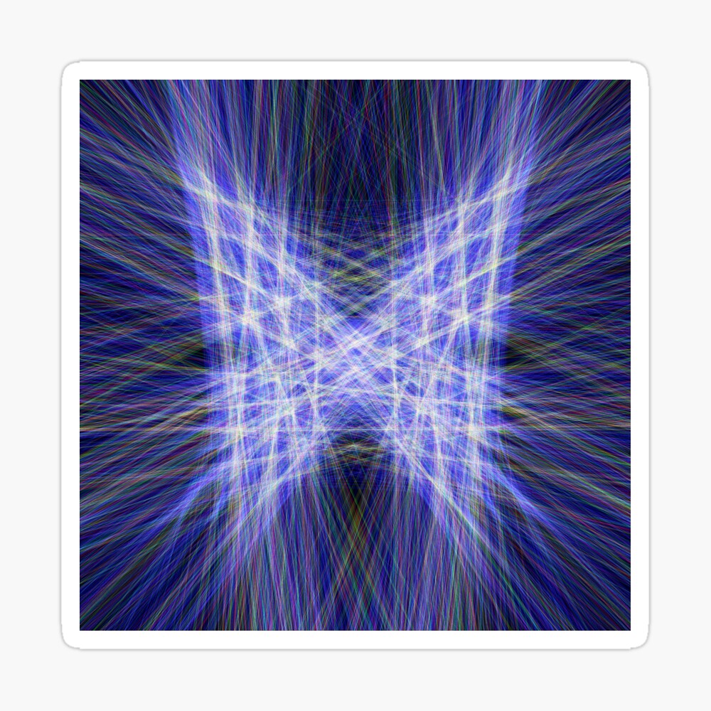 Laser Butterfly Sticker