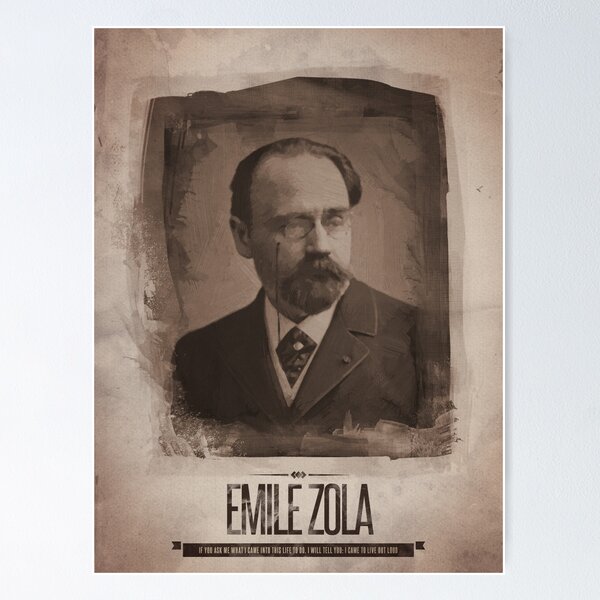 Item preview, Emile Zola designed and sold by afterdarkness.