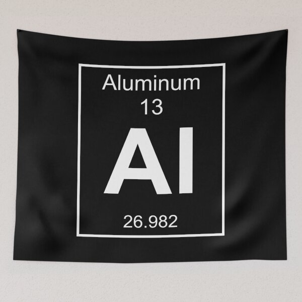 Item preview, Aluminum chemical element periodic table Funny Comical Chemistry designed and sold by 123428094.