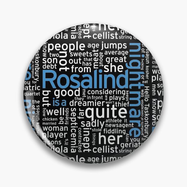 Item preview, Rosalind is a Nightmare Taskmaster Word Art designed and sold by KristopherBel.
