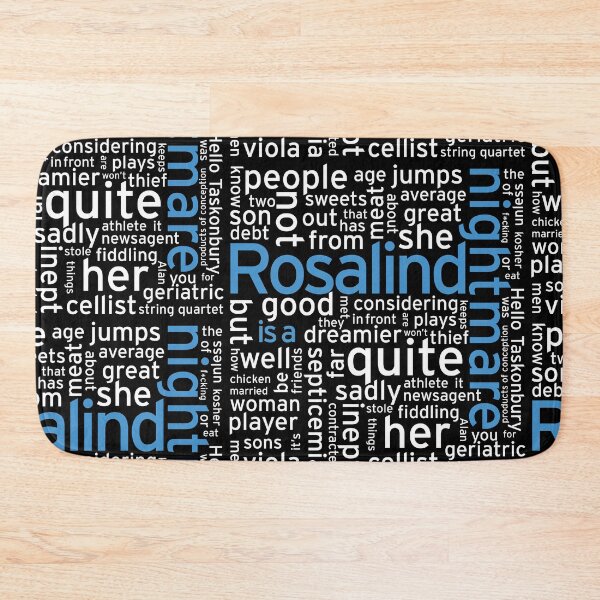 Item preview, Rosalind is a Nightmare Taskmaster Word Art designed and sold by KristopherBel.