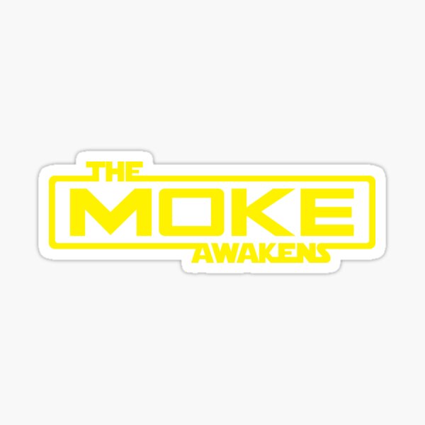 Vista previa del artículo con la obra «The Moke Awakens», diseñado y vendido por Brett Spencer.