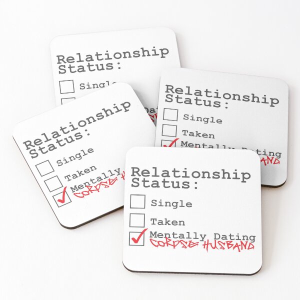 Item preview, Relationship Status: CORPSE HUSBAND designed and sold by Fantiful.