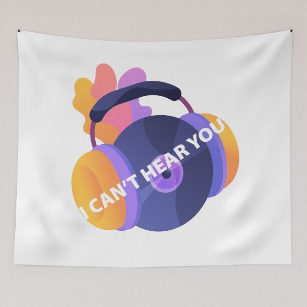 Item preview, HEADPHONES CAN'T HEAR YOU designed and sold by samuelndathe.