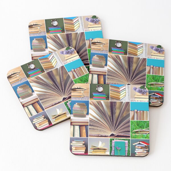 Item preview, Books library collage designed and sold by loveislovestore.