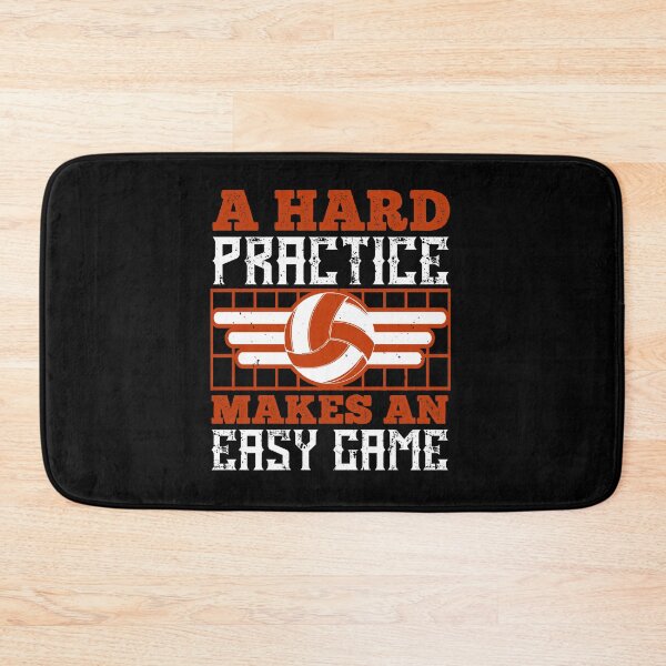Item preview, A hard practice makes an easy game Volleyball designed and sold by Jadyco.