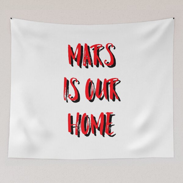 Aperçu de l'œuvre MARS EST NOTRE MAISON créée et vendue par Dipalo.