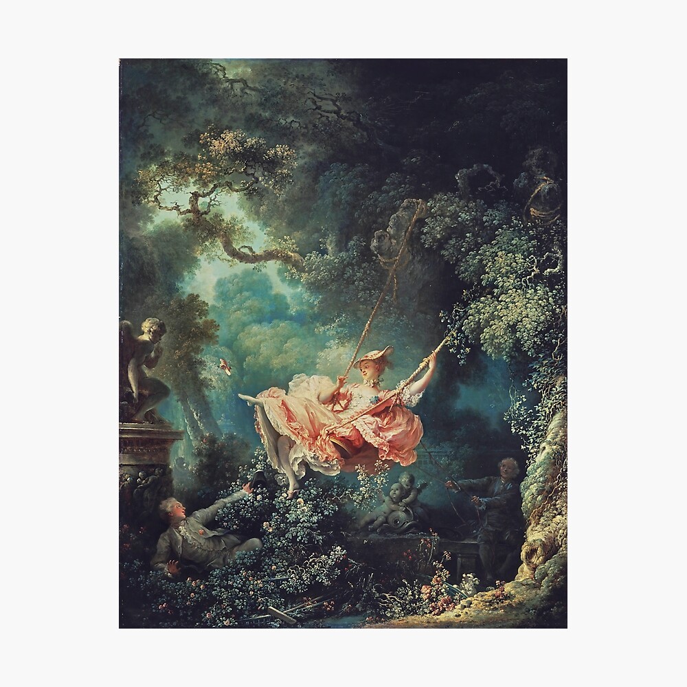 Jean-Honoré Fragonard - The Swing (L'Escarpolette) (1767) Poster