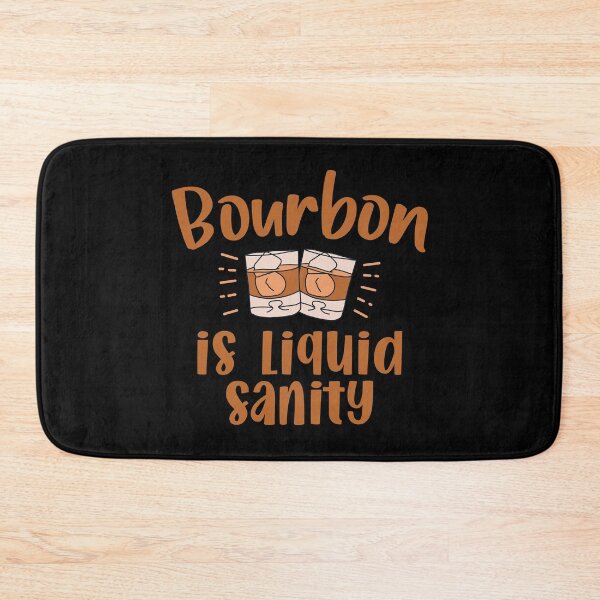 Item preview, Bourbon is liquid sanity quote gift for whiskey enthusiasts designed and sold by JokeGysen.