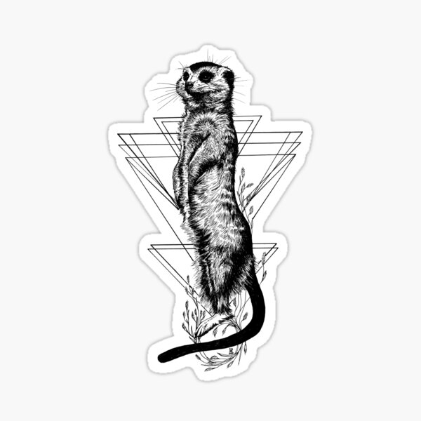Meerkat - little guardian Sticker