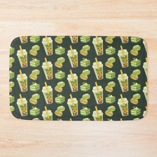 Item preview, Assorted Green Tea Desserts - Boba Milk Tea, Macaron and Cake designed and sold by Alicia Chee.