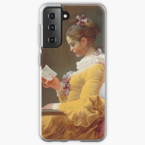 Jean-Honoré Fragonard - A Young Girl Reading (La Liseuse) 1770 Samsung Galaxy Soft Case