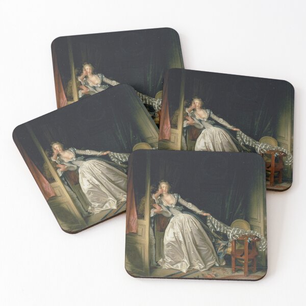 Item preview, Jean-Honoré Fragonard - The Stolen Kiss (Le Baiser à la dérobée) (1788) designed and sold by HistoryRestored.