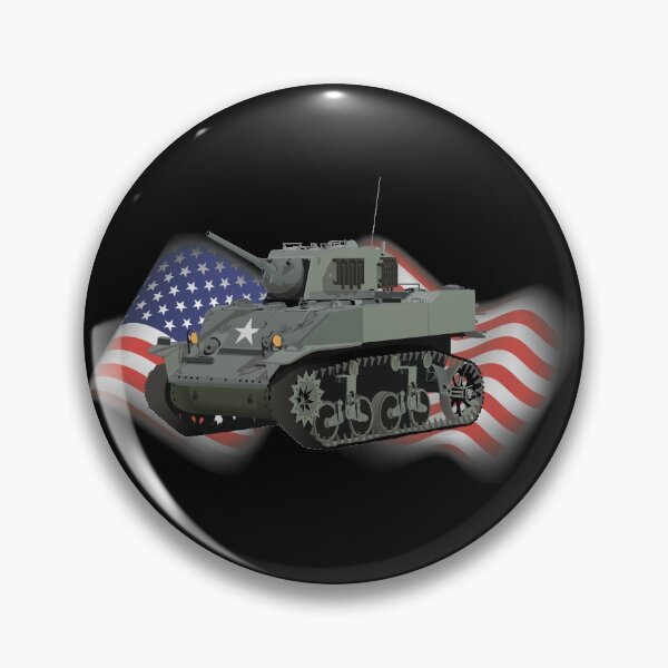 Item preview, Patriotic M3/M5 Stuart American WW2 Tank  designed and sold by NorseTech.