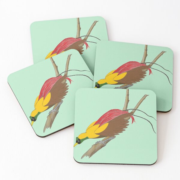 Item preview, Red Bird of Paradise Dancing designed and sold by Charles Roring.