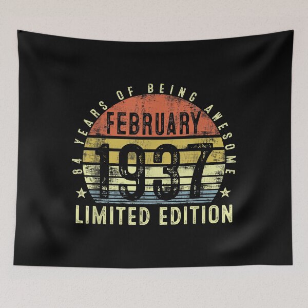 Item preview, 84 Years Old 84th Birthday Decoration February 1937 Gift designed and sold by Alexanderhishop.