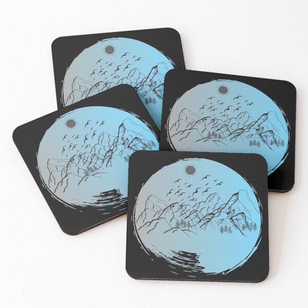 Item preview, Mountains Sketch designed and sold by Nanthi89.