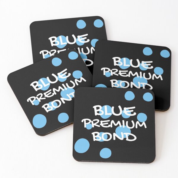 Item preview, Blue Premium Bond Dot Design Dark designed and sold by SweetAndSpice.