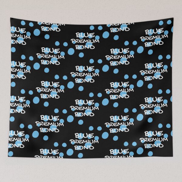 Item preview, Blue Premium Bond Dot Design Dark designed and sold by SweetAndSpice.