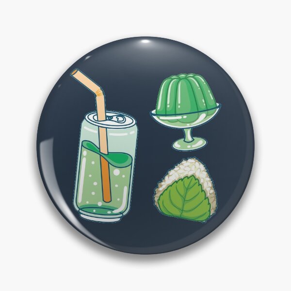 Item preview, Assorted Green Tea Desserts - Green Soda, Jello and Onigiri designed and sold by Alicia Chee.