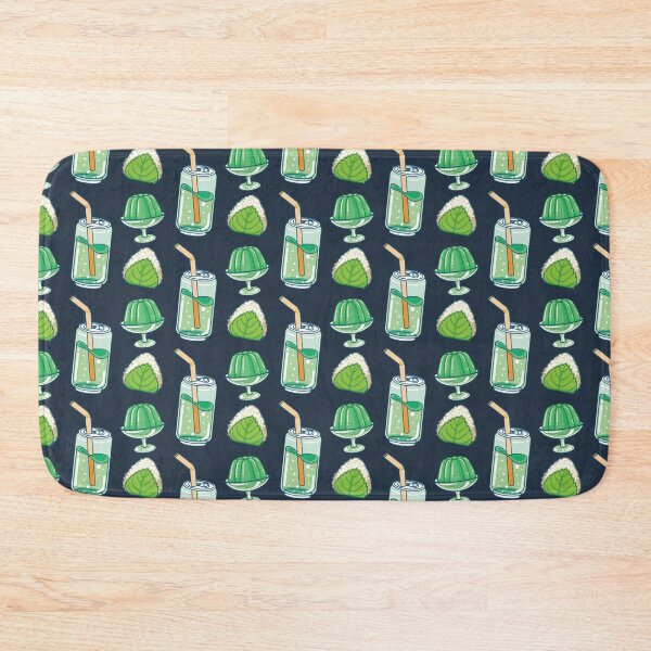 Item preview, Assorted Green Tea Desserts - Green Soda, Jello and Onigiri designed and sold by Alicia Chee.