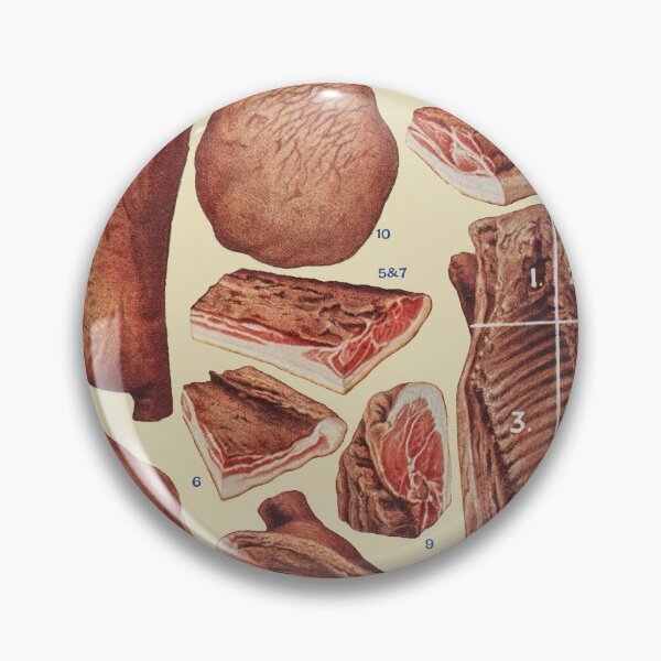 Item preview, Vintage Bacon and Ham Poster designed and sold by redoARTstore.