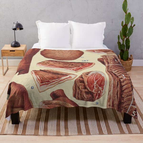 Item preview, Vintage Bacon and Ham Poster designed and sold by redoARTstore.
