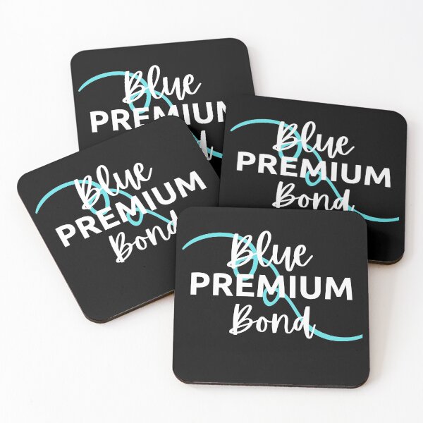 Item preview, Blue Premium Bond Ribbon Design Dark designed and sold by SweetAndSpice.