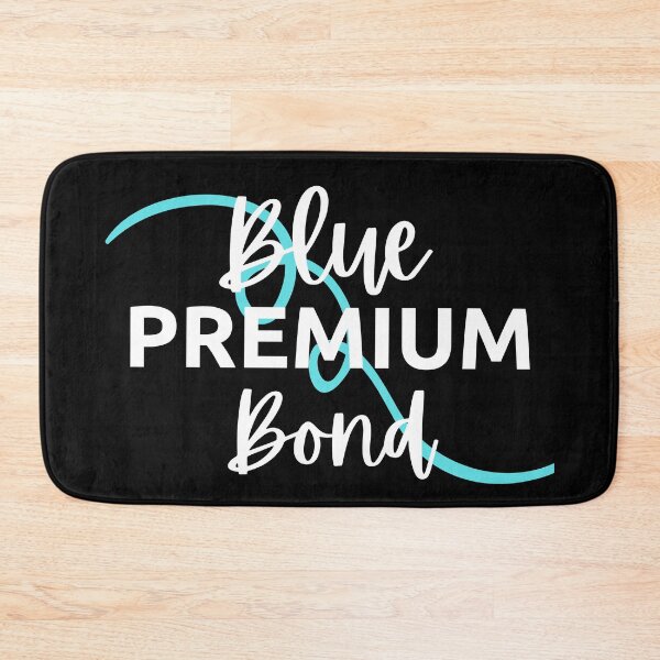 Item preview, Blue Premium Bond Ribbon Design Dark designed and sold by SweetAndSpice.